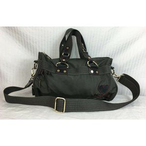 Tokidoki Gray Satchel Bag w Strap Crossbody Skull Crossbone